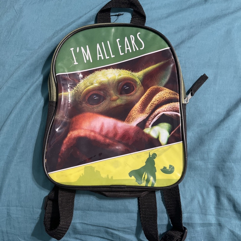The Mandalorian "I'm All Ears" Baby Backpack Baby Yoda